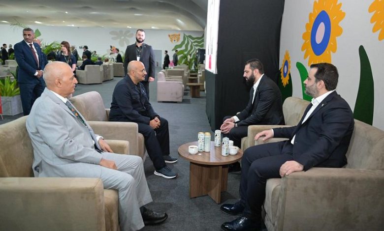 عضو مجلس القيادة طارق صالح يلتقي الرئيس السوري