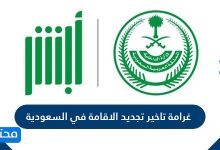 غرامة تأخير تجديد الإقامة في السعودية