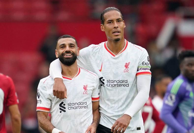 فان دايك ومحمد صلاح