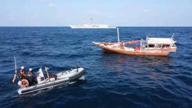 فرقاطة إسبانية تنقذ سفينة يمنية فُقدت في خليج عدن