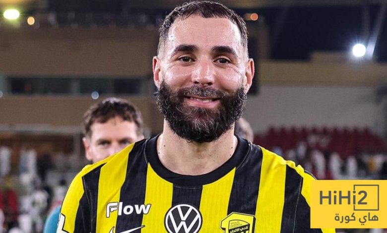 كم هاتريك سجله بنزيما مع الاتحاد ؟