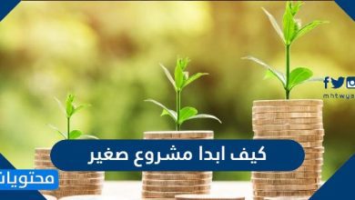 كيف ابدا مشروع صغير