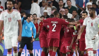 كيف ظهروا لاعبو الإمارات ضد العراق ؟