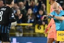 لاعب كلوب بروج يؤكد صحة قرار الحكم بإلغاء ركلة الجزاء ضد البارسا