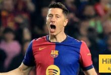 ليفاندوفسكي يتقدم لبرشلونة بالهدف الاول أمام سيلتا فيغو