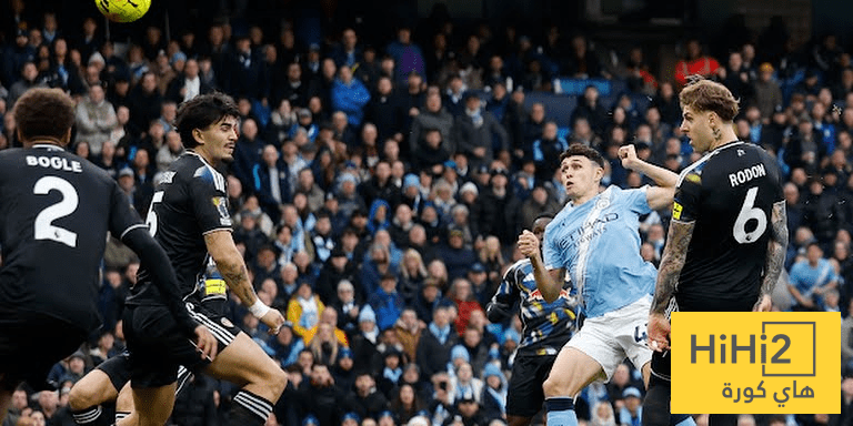 مانشستر سيتي يضرب ليدز بالهدف الثالث
