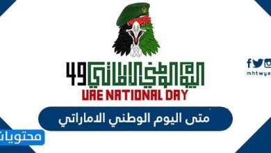 متى اليوم الوطني الاماراتي 2025 .. كم باقي على اليوم الوطني الإماراتي 2025