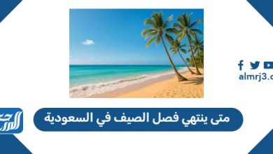 متى ينتهي فصل الصيف 2025 في السعودية كم باقي على انتهاء الصيف العد التنازلي