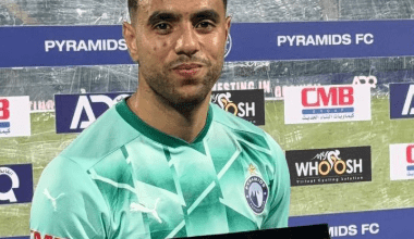 محمد الشيبي أفضل لاعب مباراة بيراميدز والمقاولون العرب بالدوري الممتاز