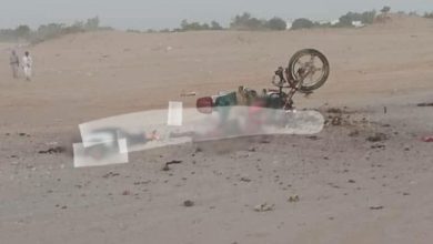 مسيرة تقتل شخصين شرقي مأرب