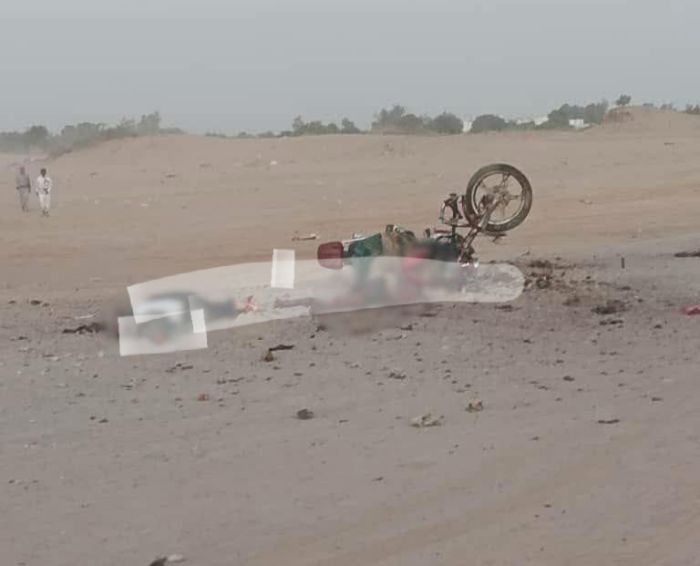 مسيرة تقتل شخصين شرقي مأرب