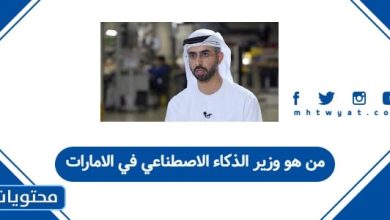 من هو وزير الذكاء الاصطناعي في الامارات