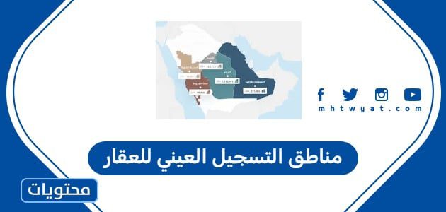 مناطق التسجيل العيني للعقار