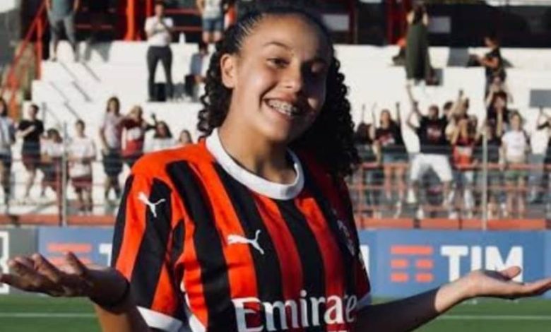 سارة الشامي لاعبة ميلان الايطالي