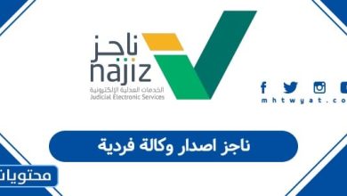 ناجز اصدار وكالة فردية