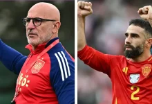 هل يشعر دي لا فوينتي بالقلق بسبب مركز الظهير الأيمن في إسبانيا؟