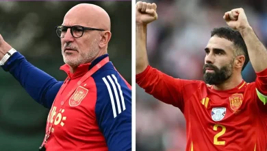 هل يشعر دي لا فوينتي بالقلق بسبب مركز الظهير الأيمن في إسبانيا؟