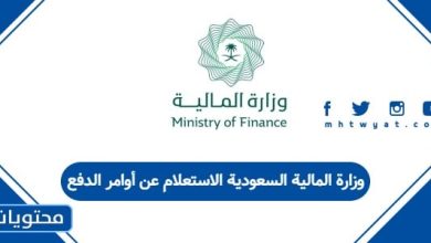 وزارة المالية السعودية الاستعلام عن أوامر الدفع