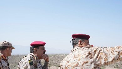 وزير الدفاع يطلع على جاهزية جبهات محور الضالع