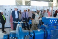 وفد البنك الدولي يطلع على سير العمل في مشروع محطة ضخ المياه بمنطقة البرزخ في عدن