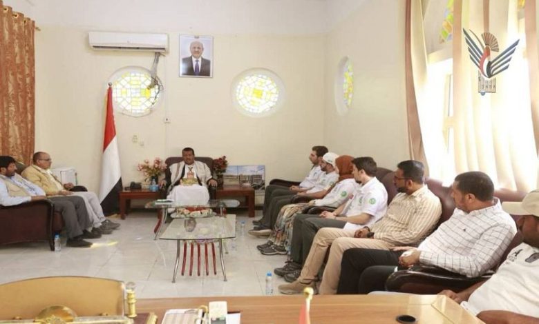 وكيل محافظة مأرب يبحث مع جمعية "امودا" التركية الشراكة الانسانية