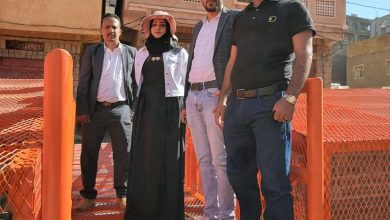 وكيلة محافظة تعز تتسلم مشروع تشبيك سائلة وادي المدام