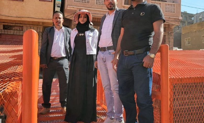 وكيلة محافظة تعز تتسلم مشروع تشبيك سائلة وادي المدام