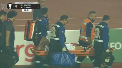 إصابة قوية لنجم الزمالك أمام زيسكو ونقله بسيارة الإسعاف لإحدى المستشفيات