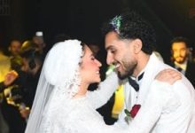 أحمد حمدى يحتفل بزفافه على شهد مكرم لاعبة الزمالك.. صور