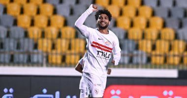 عمرو ناصر يتقدم للزمالك أمام حرس الحدود بعد عرضية بيزيرا.. صور