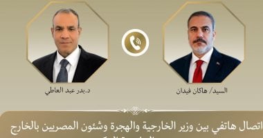 وزير الخارجية يؤكد لنظيره التركى أهمية تثبيت وقف إطلاق النار فى غزة