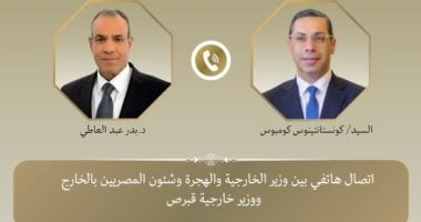 مباحثات مصرية قبرصية حول مستجدات الأوضاع فى قطاع غزة