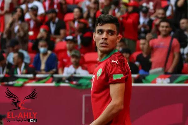 مدرب المغرب يعلن غياب بن شرقي مباراتين بسبب الإصابة