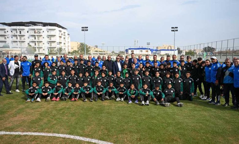 المصري يفتتح مجمع ملاعب السيد متولي