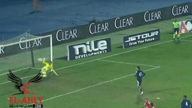 فيديو... إنبي يتقدم على الأهلي بهدف في الشوط الأول