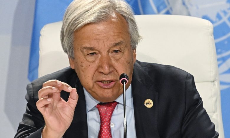 غوتيريش يطالب بمعاقبة المسؤولين عن الهجوم على قوات حفظ السلام في السودان