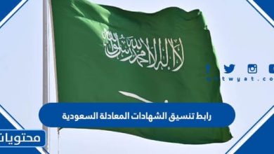 رابط تنسيق الشهادات المعادلة السعودية