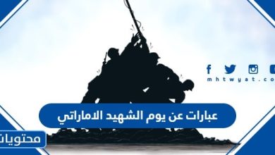 عبارات عن يوم الشهيد الاماراتي
