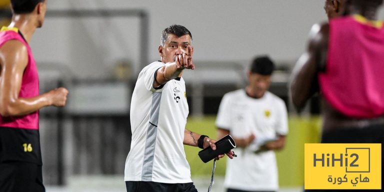 كونسيساو يقود تدريبات مكثفة للاعبي الاتحاد