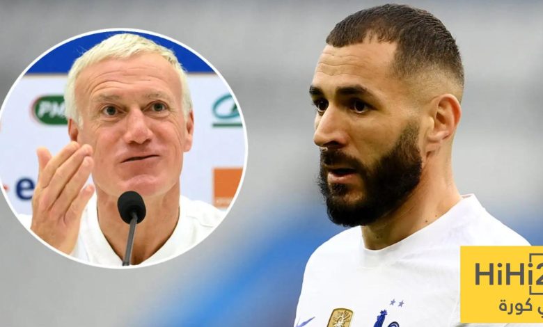 بنزيما يبعث رسالة لديشامب من اجل المشاركة في المونديال