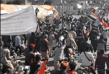 أبناء الأزارق يحتشدون في مخيم الاعتصام بالضالع تأكيدًا على استعادة الدولة الجنوبية