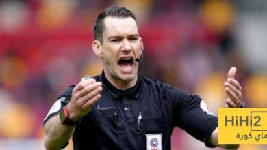 أرقام خاصة بحكم مباراة السيتي وسندرلاند