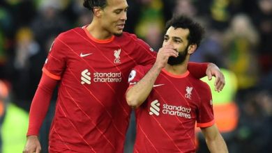 محمد صلاح وفان دايك