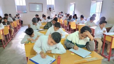 إدارة مدرسة المجد بلنف تدشن الامتحانات النصفيه للفصل الدراسي الأول