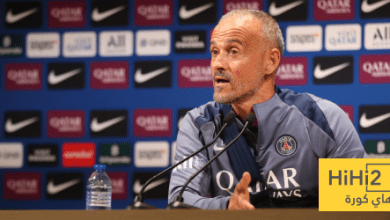 إنريكي : راض عن أدائنا الدفاعي والهجومي