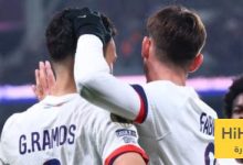 احصائيات مباراة باريس سان جيرمان ضد ميتز