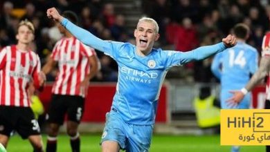 احصائية رائعة لـ مانشستر سيتي ضد برينتفورد