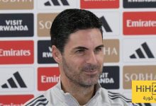 أرتيتا يرد على توقعات الذكاء الاصطناعي