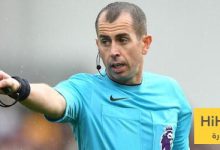 أرقام خاصة بحكم مباراة أرسنال وأستون فيلا