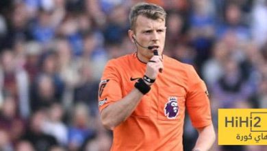 أرقام خاصة بحكم مباراة أرسنال وإيفرتون